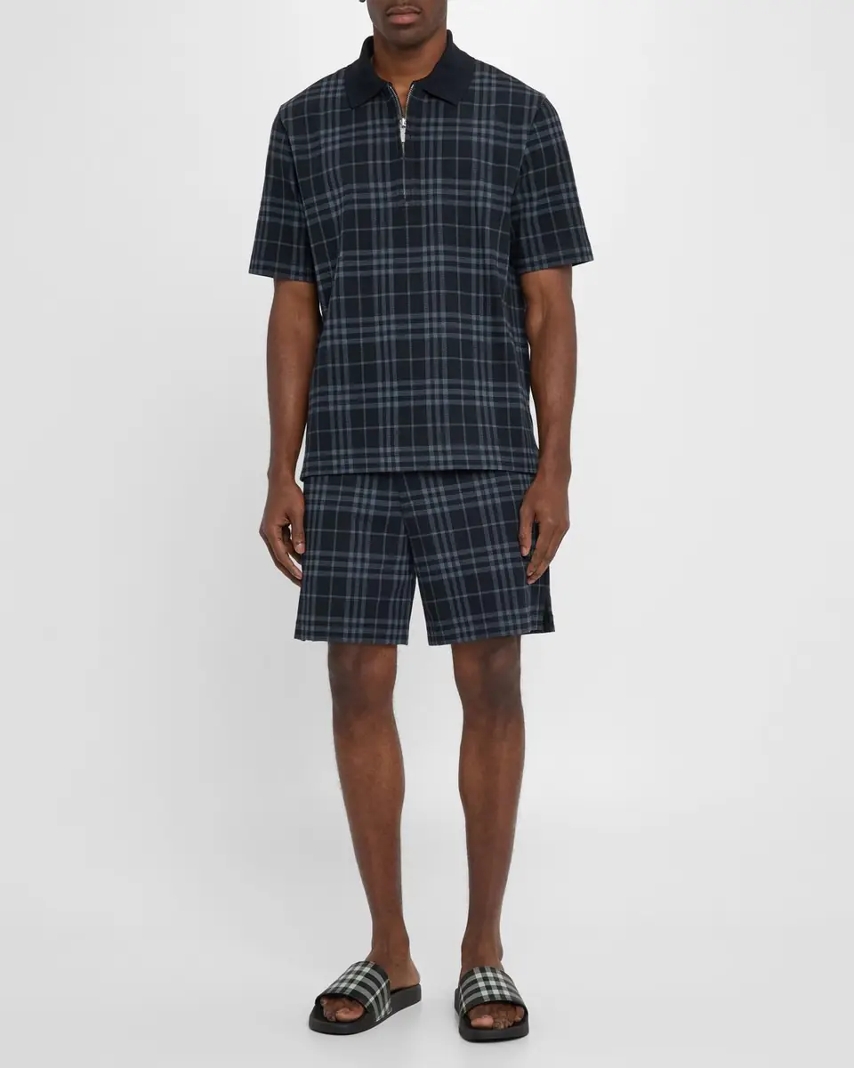 Burberry Men's Furley Check Slide Sandals | Thumbnail 3 Burberry Men's Furley Check Slide Sandals | Thumbnail 3