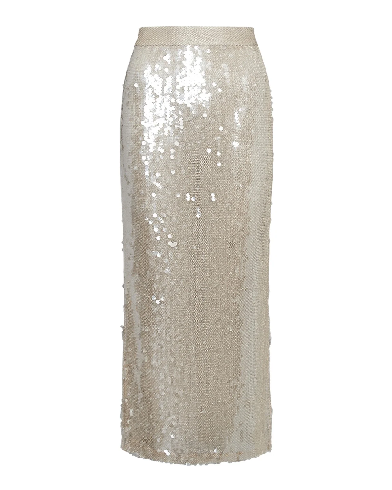 Sylkie Sequined Sheer Midi Skirt