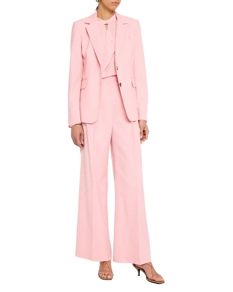 ARGENT Pleated Wide-Leg Seasonless Wool Trousers | Image 1 ARGENT Pleated Wide-Leg Seasonless Wool Trousers | Image 1