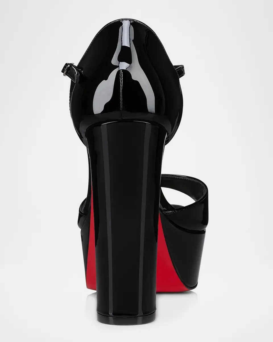 Christian Louboutin 130mm Sandaloo Patent Platform Sandals | Thumbnail 3 Christian Louboutin 130mm Sandaloo Patent Platform Sandals | Thumbnail 3