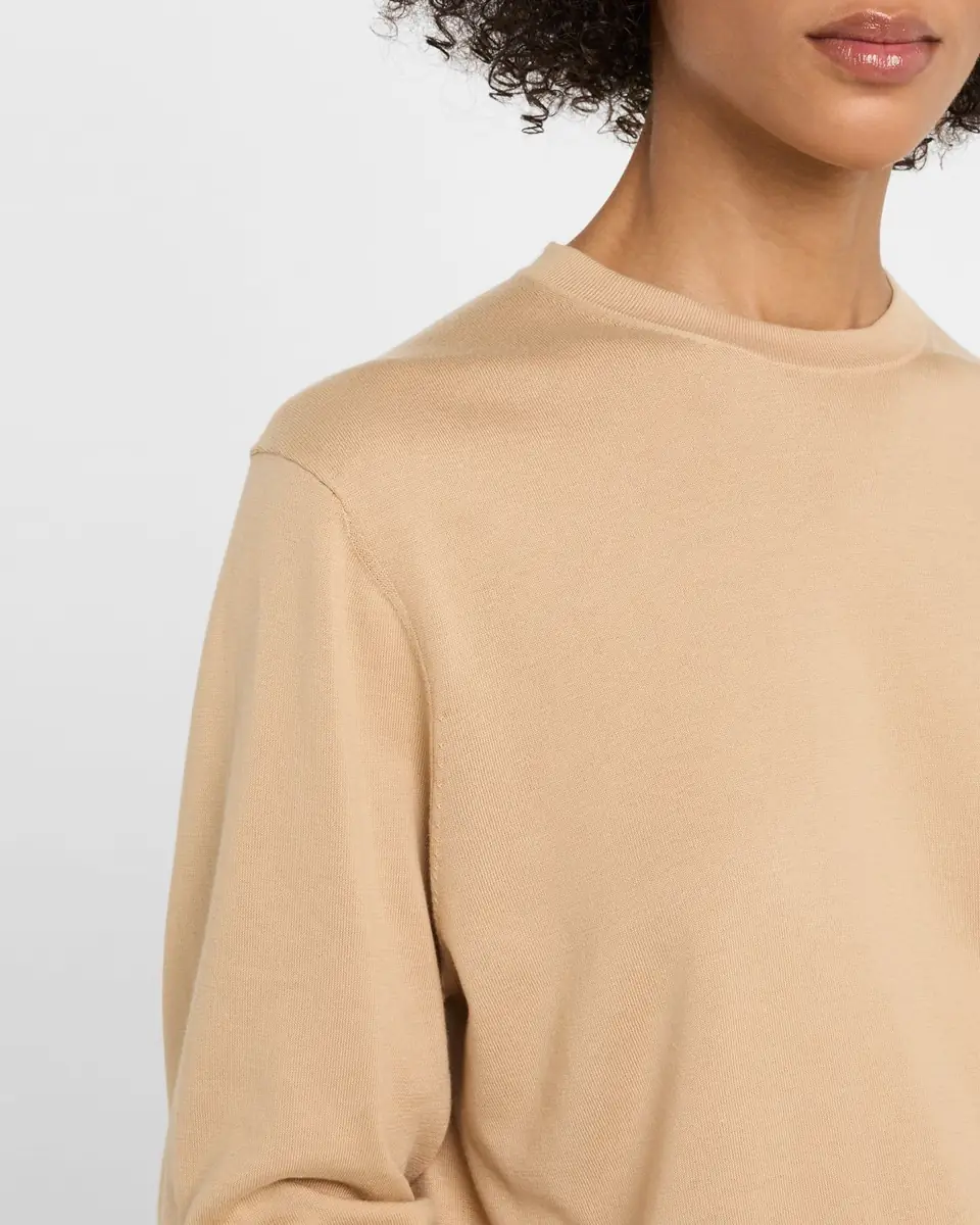 Loro Piana Ice Wish Crewneck Cotton Sweater | Thumbnail 4