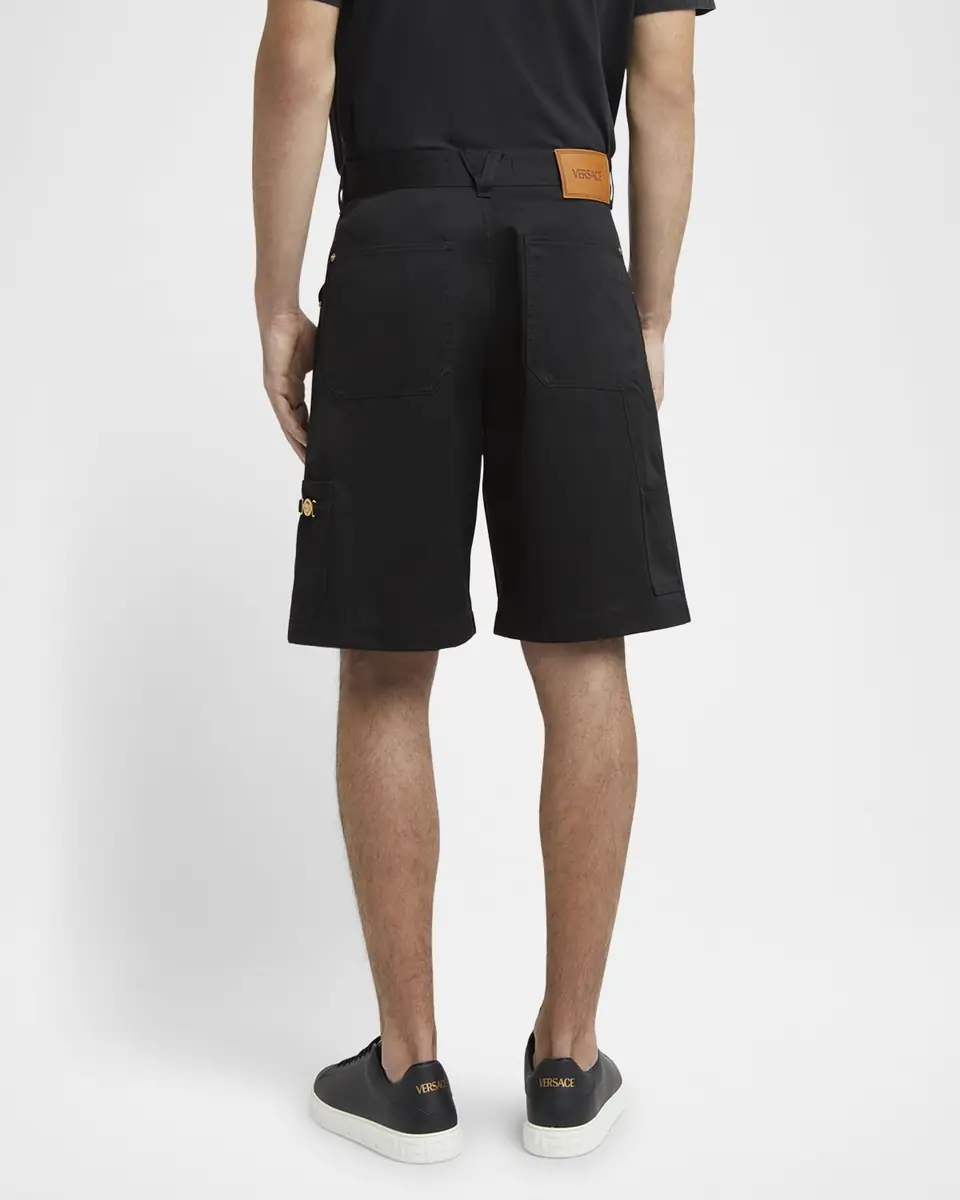 Versace Men's Medusa Gabardine Shorts | Thumbnail 3