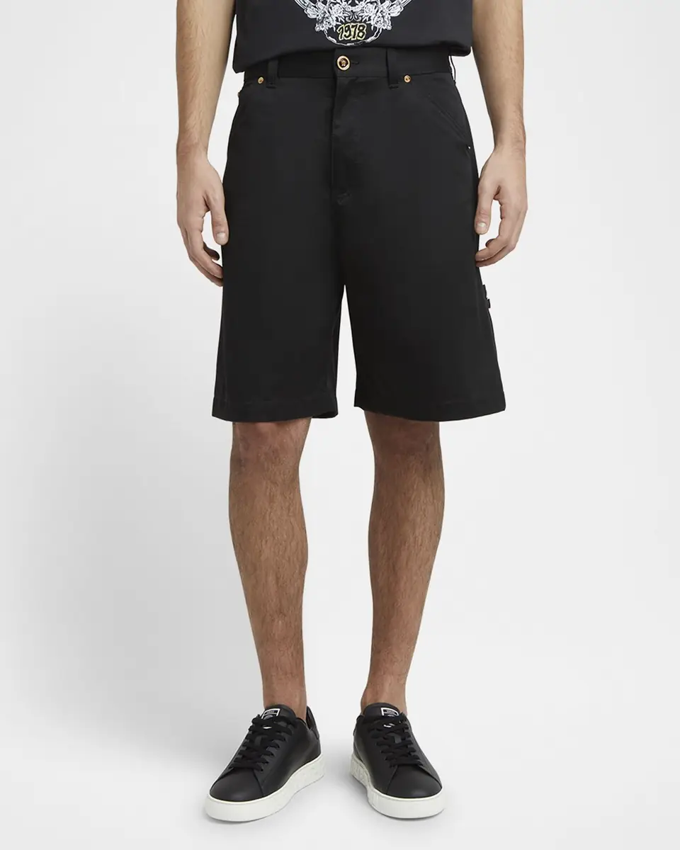 Versace Men's Medusa Gabardine Shorts | Thumbnail 4