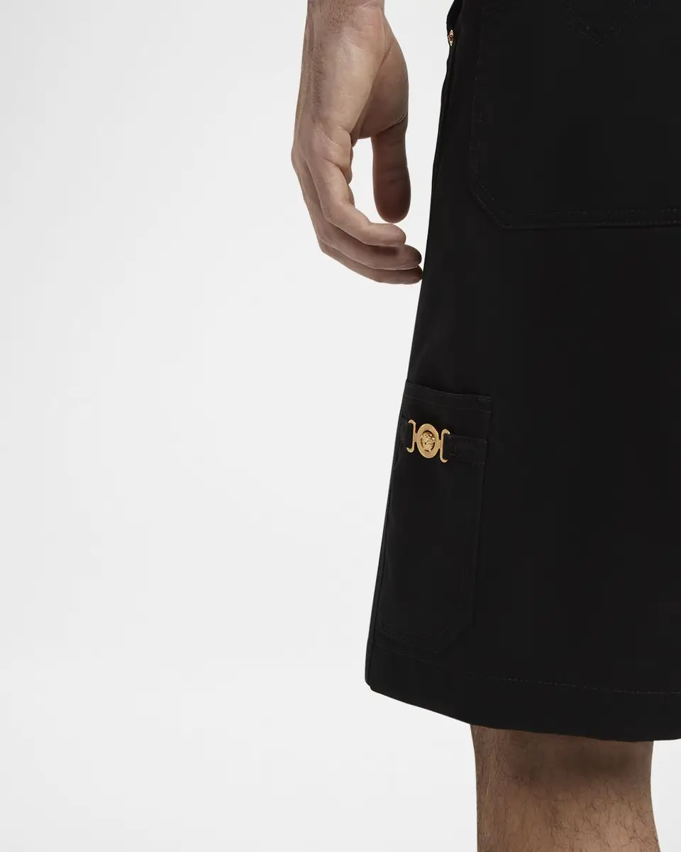Versace Men's Medusa Gabardine Shorts | Thumbnail 5