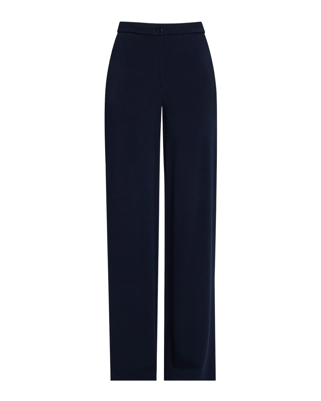 Straight-Leg Pique Trousers