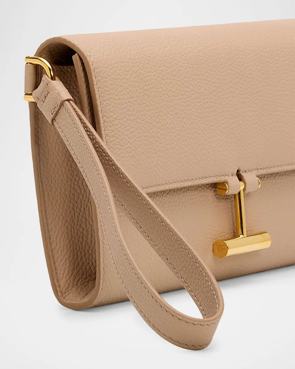 TOM FORD Leather T Bar Wristlet Clutch Bag | Thumbnail 14 TOM FORD Leather T Bar Wristlet Clutch Bag | Thumbnail 14