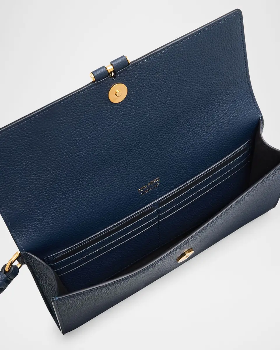 TOM FORD Leather T Bar Wristlet Clutch Bag | Thumbnail 3 TOM FORD Leather T Bar Wristlet Clutch Bag | Thumbnail 3