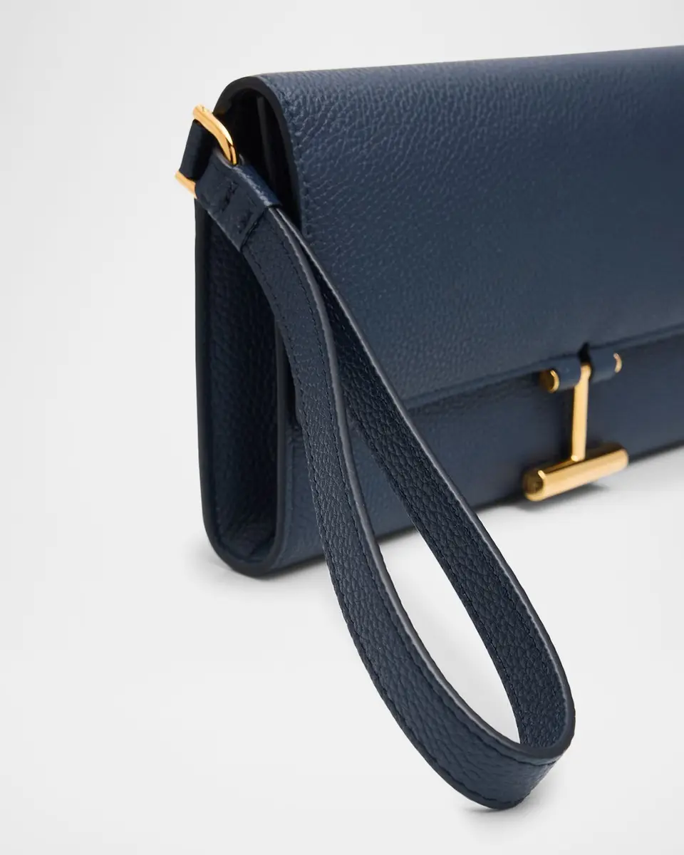 TOM FORD Leather T Bar Wristlet Clutch Bag | Thumbnail 4 TOM FORD Leather T Bar Wristlet Clutch Bag | Thumbnail 4