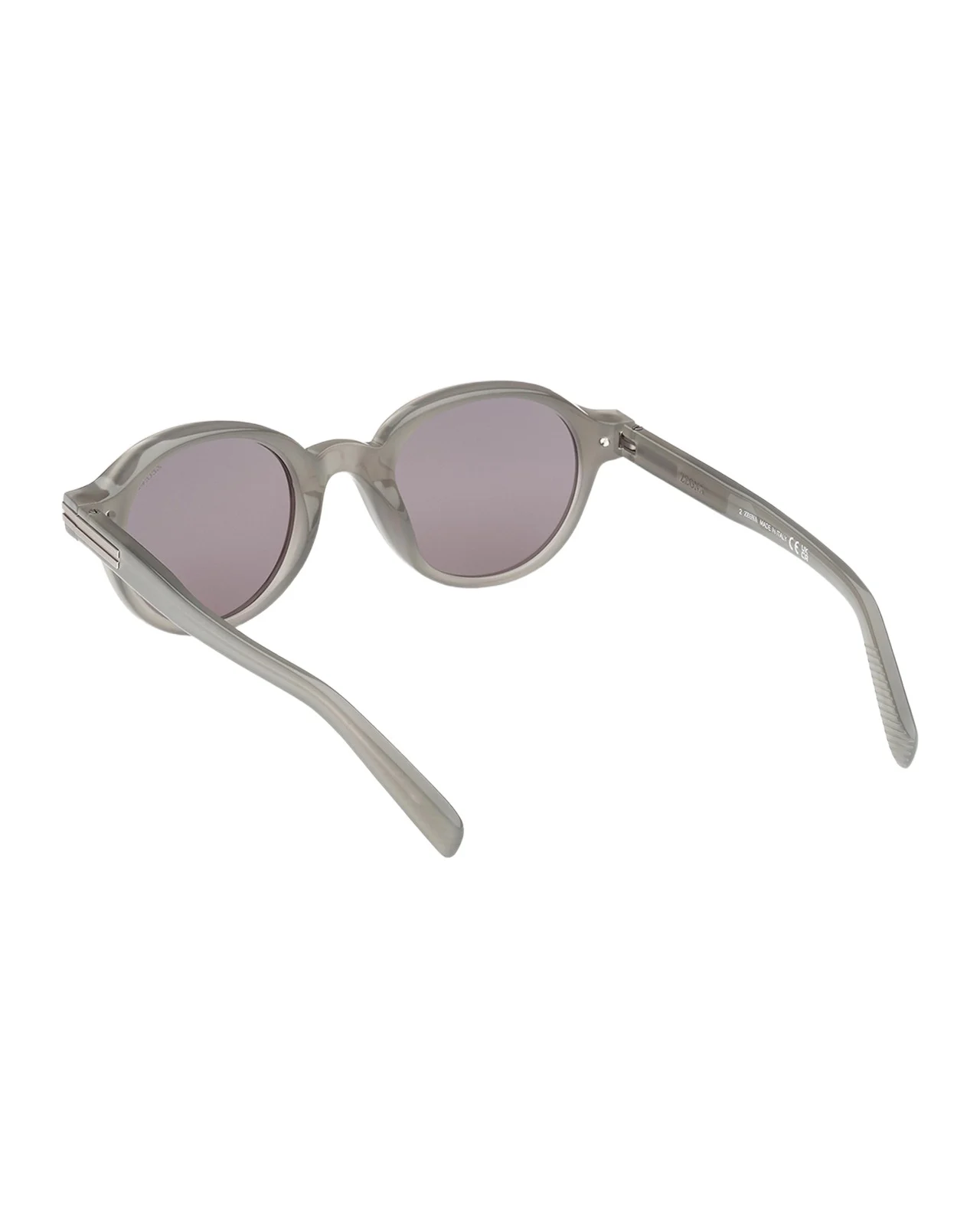 Men's Round Acetate Sunglasses