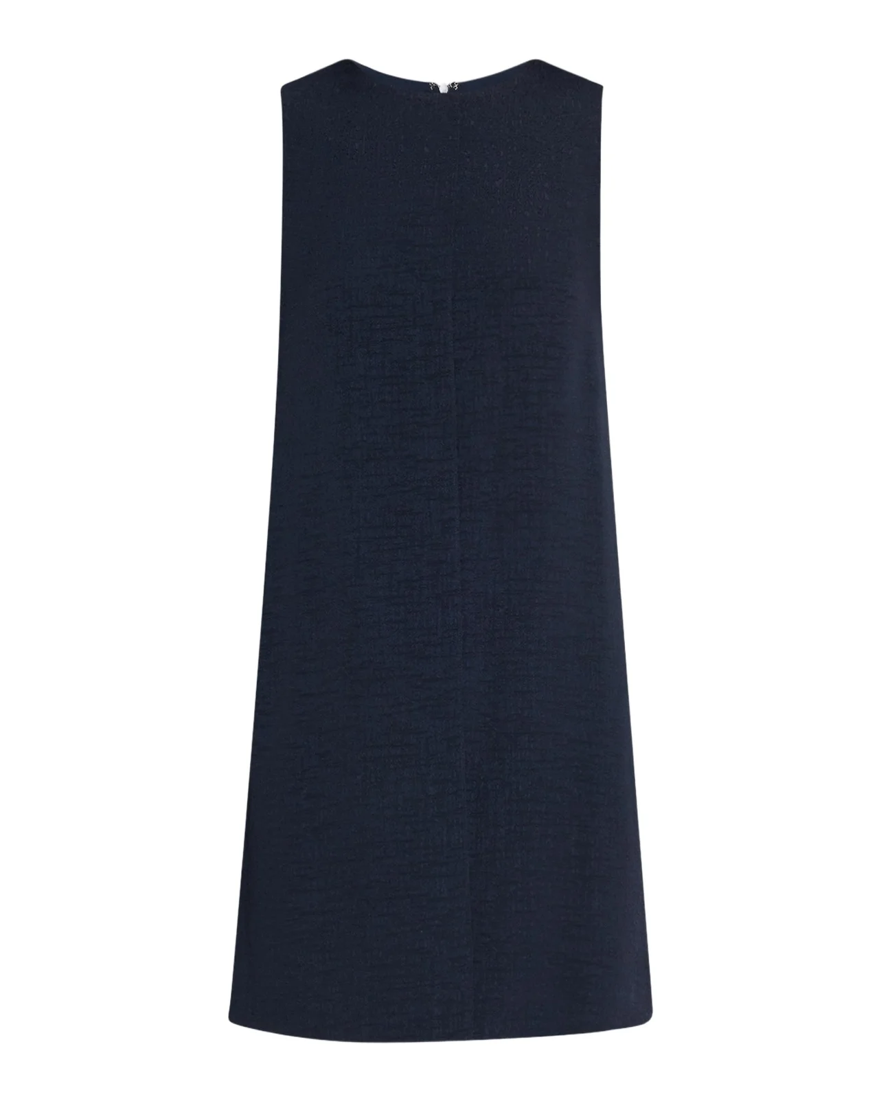 Emporio Armani Sleeveless Front-Slit Tunic Mini Dress