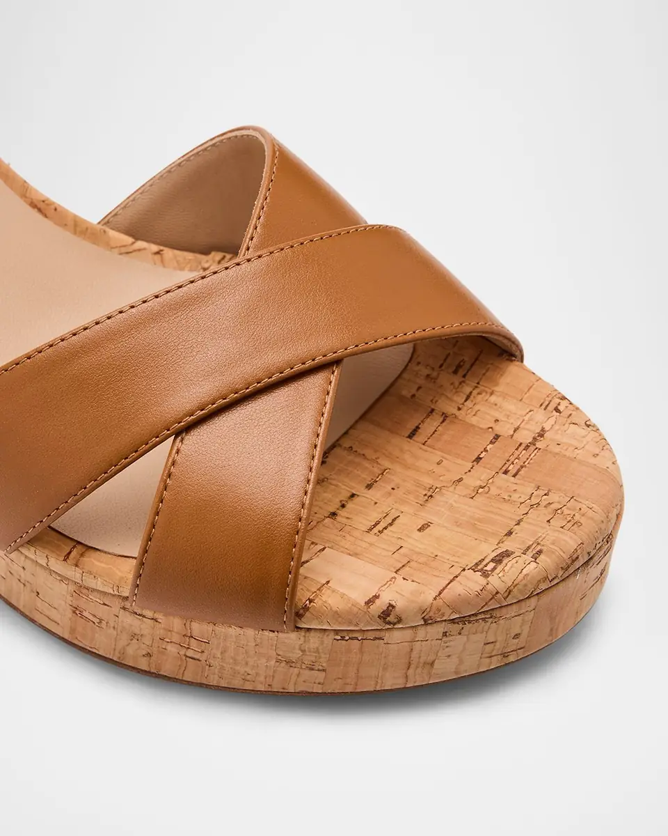 Stuart Weitzman Dayna Leather Crisscross Platform Sandals | Thumbnail 6 Stuart Weitzman Dayna Leather Crisscross Platform Sandals | Thumbnail 6