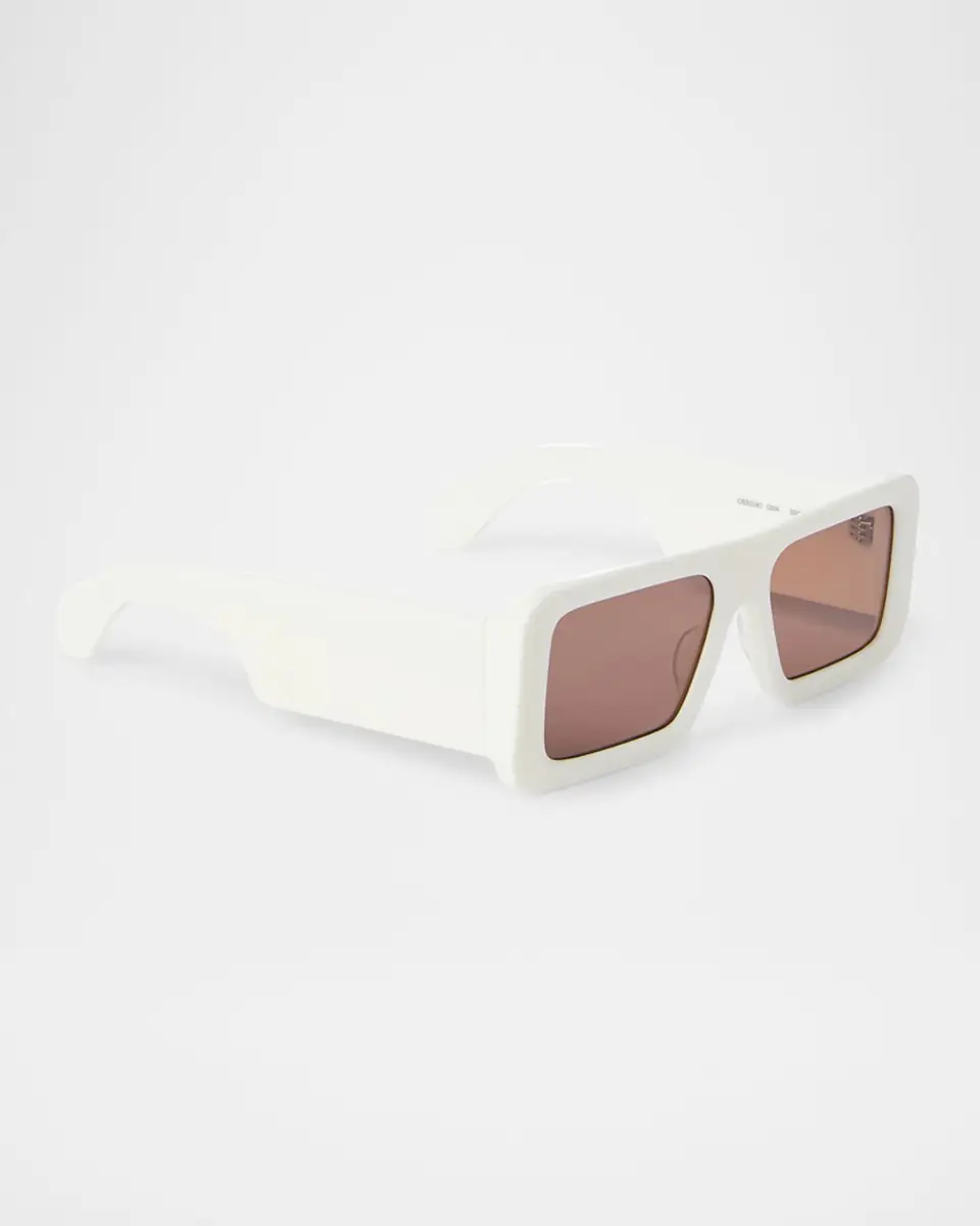 Off-White Men's Troy Acetate Rectangle Sunglasses | Thumbnail 2