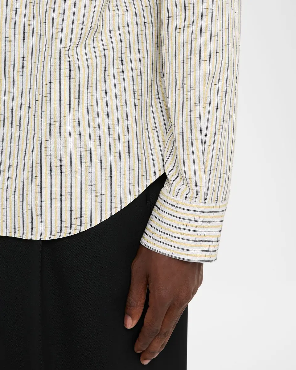 Bottega Veneta Men's Stripe Pocket Sport Shirt | Thumbnail 5 Bottega Veneta Men's Stripe Pocket Sport Shirt | Thumbnail 5