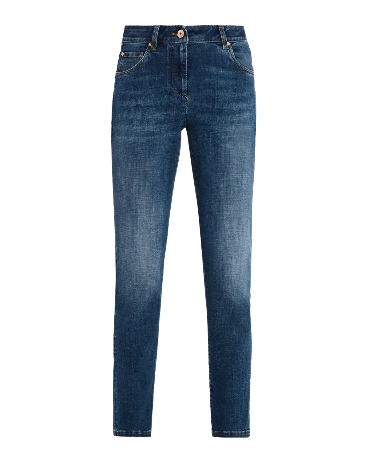 High Rise Skinny-Leg Jeans