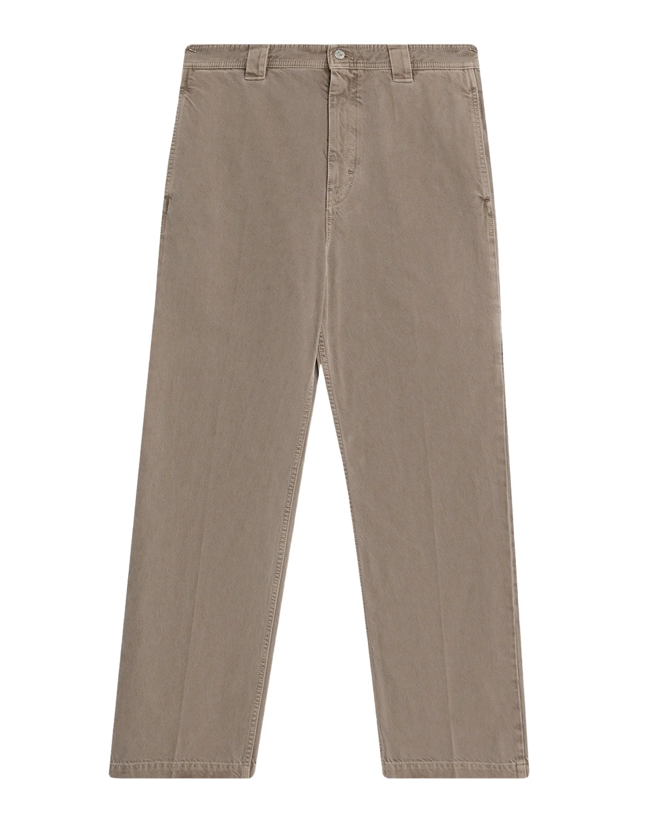 Ferragamo Men's Cotton Drill Flat-Front Utility Trousers