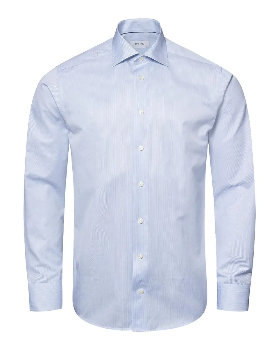 Eton Men's Contemporary-Fit Stripe Dress Shirt | Thumbnail 4