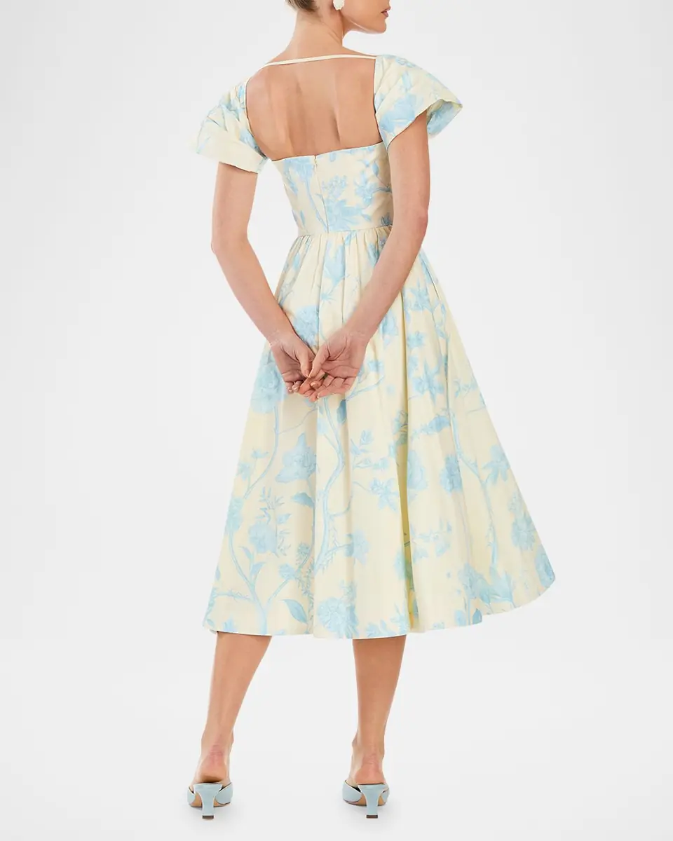 Mestiza New York Odette Off-Shoulder Cotton Midi Dress | Thumbnail 3 Mestiza New York Odette Off-Shoulder Cotton Midi Dress | Thumbnail 3