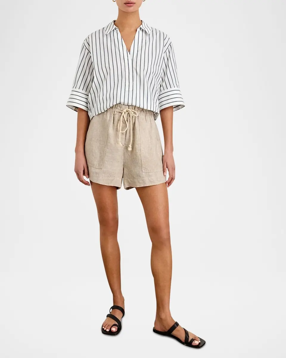 RAILS Foster Paperbag Linen Shorts | Thumbnail 2 RAILS Foster Paperbag Linen Shorts | Thumbnail 2