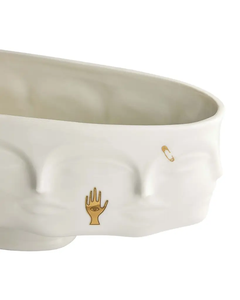 Jonathan Adler Gilded Dora Maar Long Bowl | Image 1 Jonathan Adler Gilded Dora Maar Long Bowl | Image 1