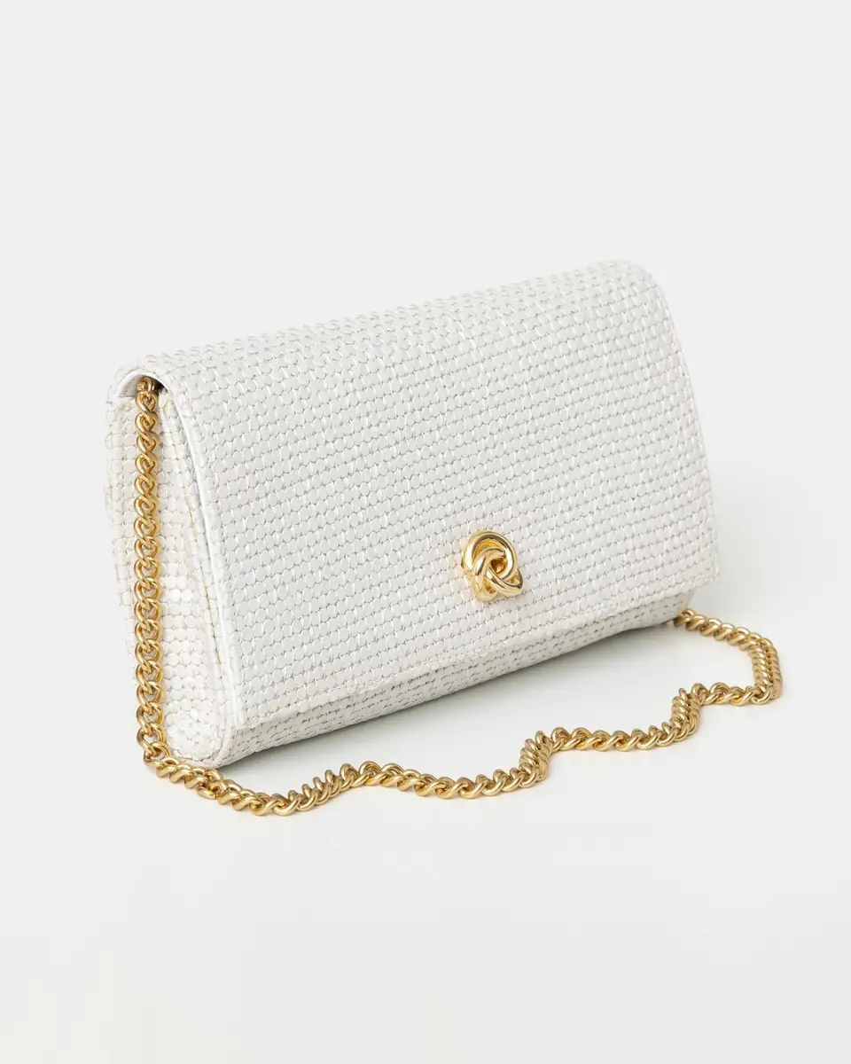MICHELLE WILHITE Olivia Flap Woven Clutch Bag | Thumbnail 3 MICHELLE WILHITE Olivia Flap Woven Clutch Bag | Thumbnail 3