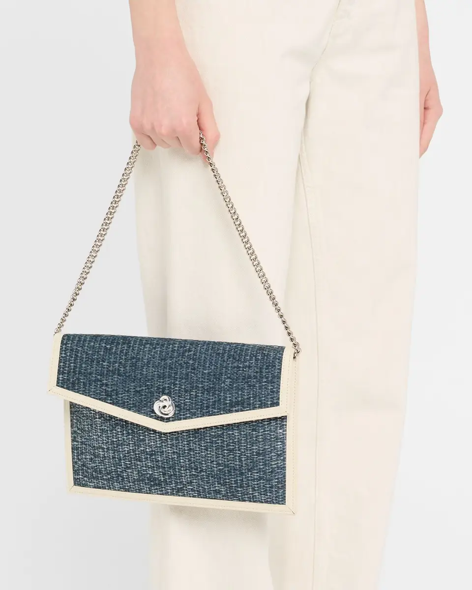 MICHELLE WILHITE Brick Envelope Woven Clutch Bag | Thumbnail 2