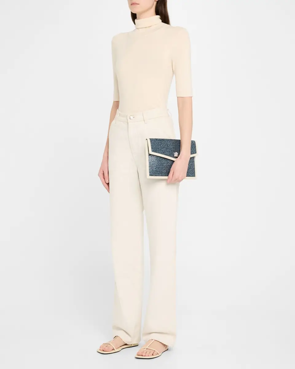 MICHELLE WILHITE Brick Envelope Woven Clutch Bag | Thumbnail 5