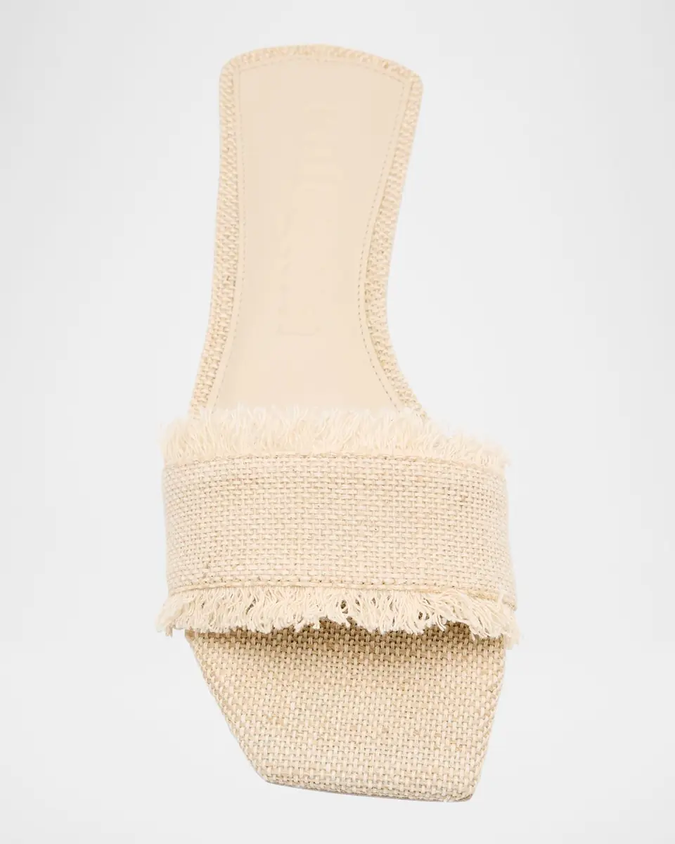 Cult Gaia Maya Frayed Jute Flat Sandals | Thumbnail 5 Cult Gaia Maya Frayed Jute Flat Sandals | Thumbnail 5