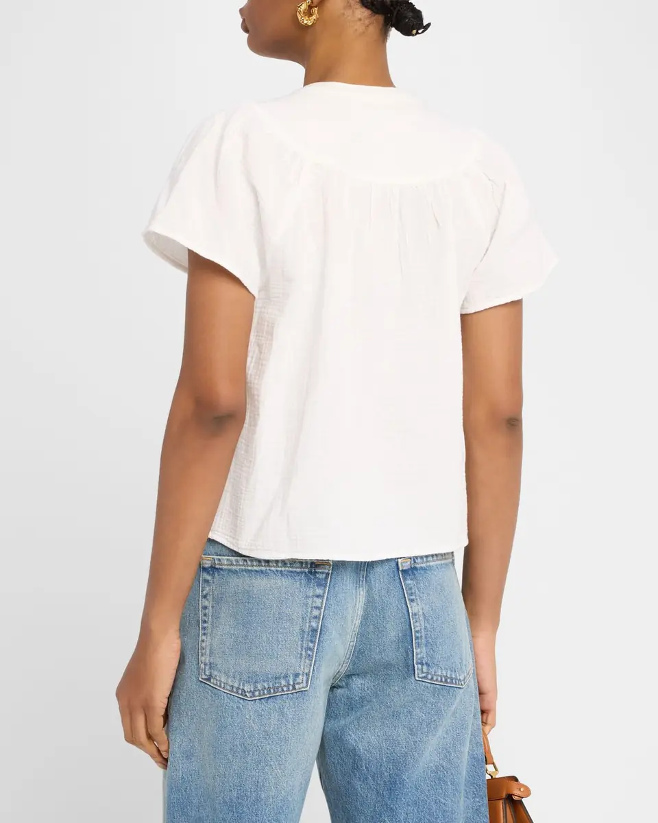 RAILS Sayer Gauze Blouse | Thumbnail 3