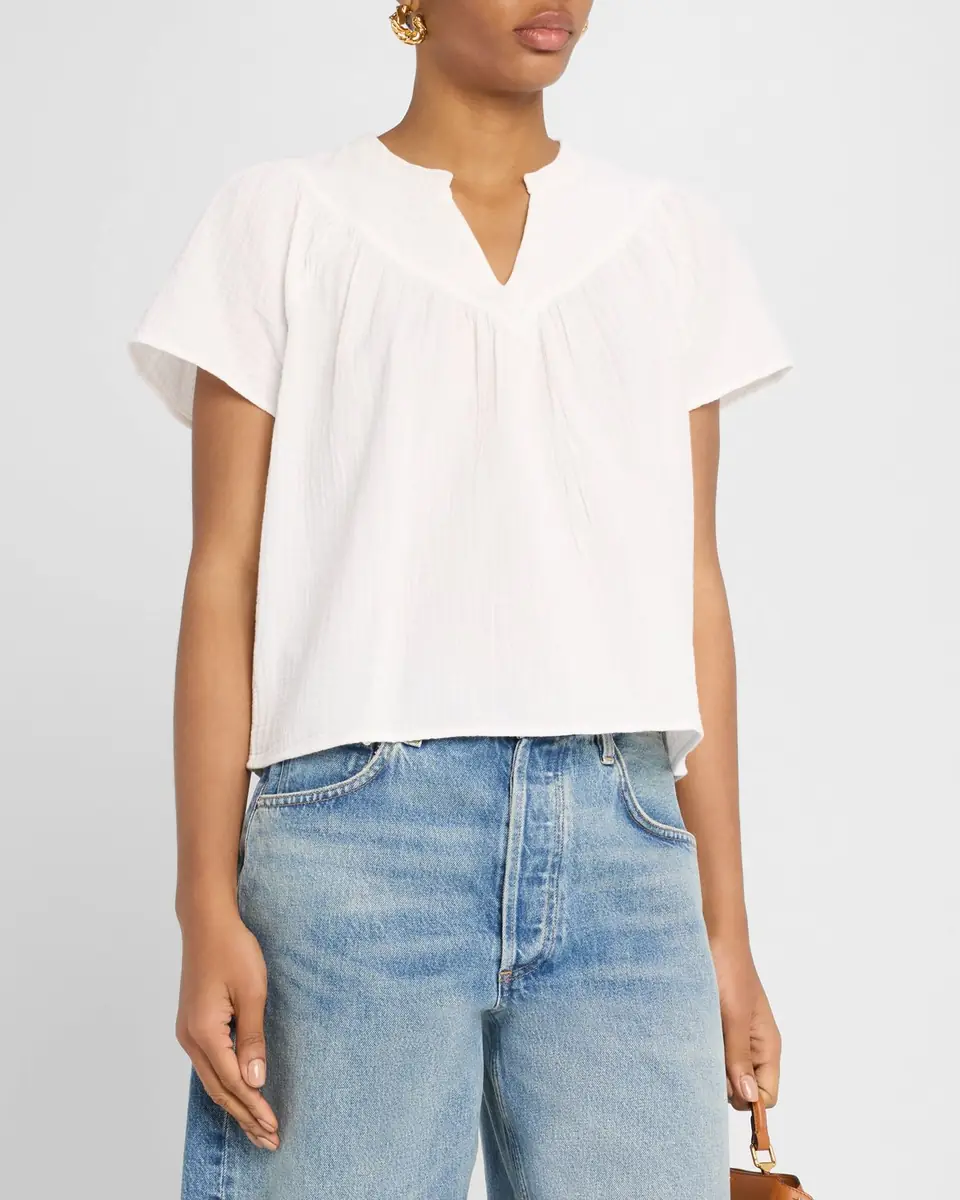 RAILS Sayer Gauze Blouse | Thumbnail 4