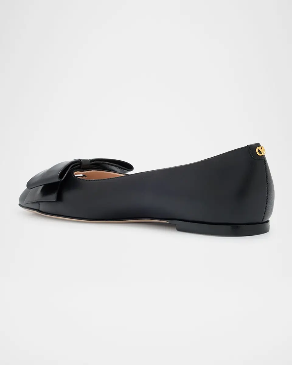 Valentino Garavani Bowow Leather Ballerina Flats | Thumbnail 4 Valentino Garavani Bowow Leather Ballerina Flats | Thumbnail 4