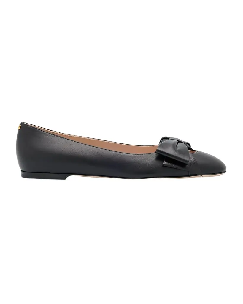 Bowow Leather Ballerina Flats