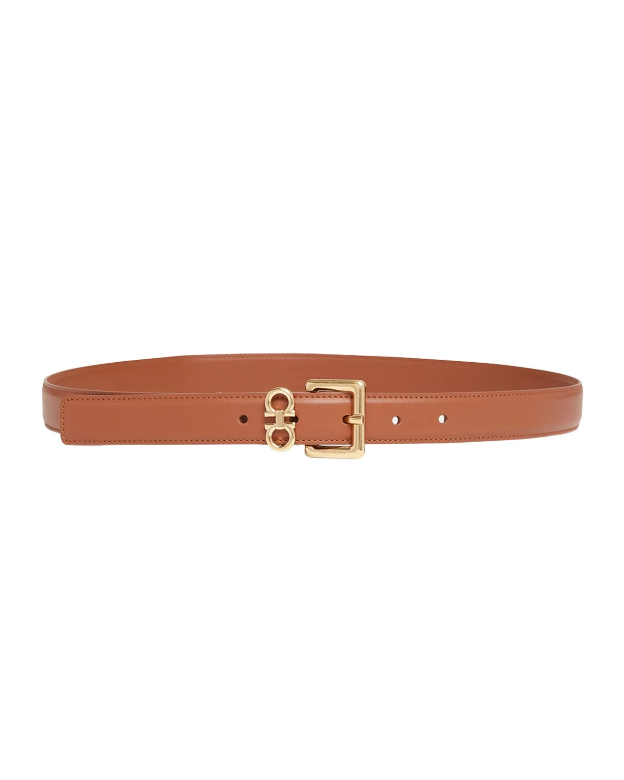 Donna Calfskin Leather Mini Gancini Belt Donna Calfskin Leather Mini Gancini Belt