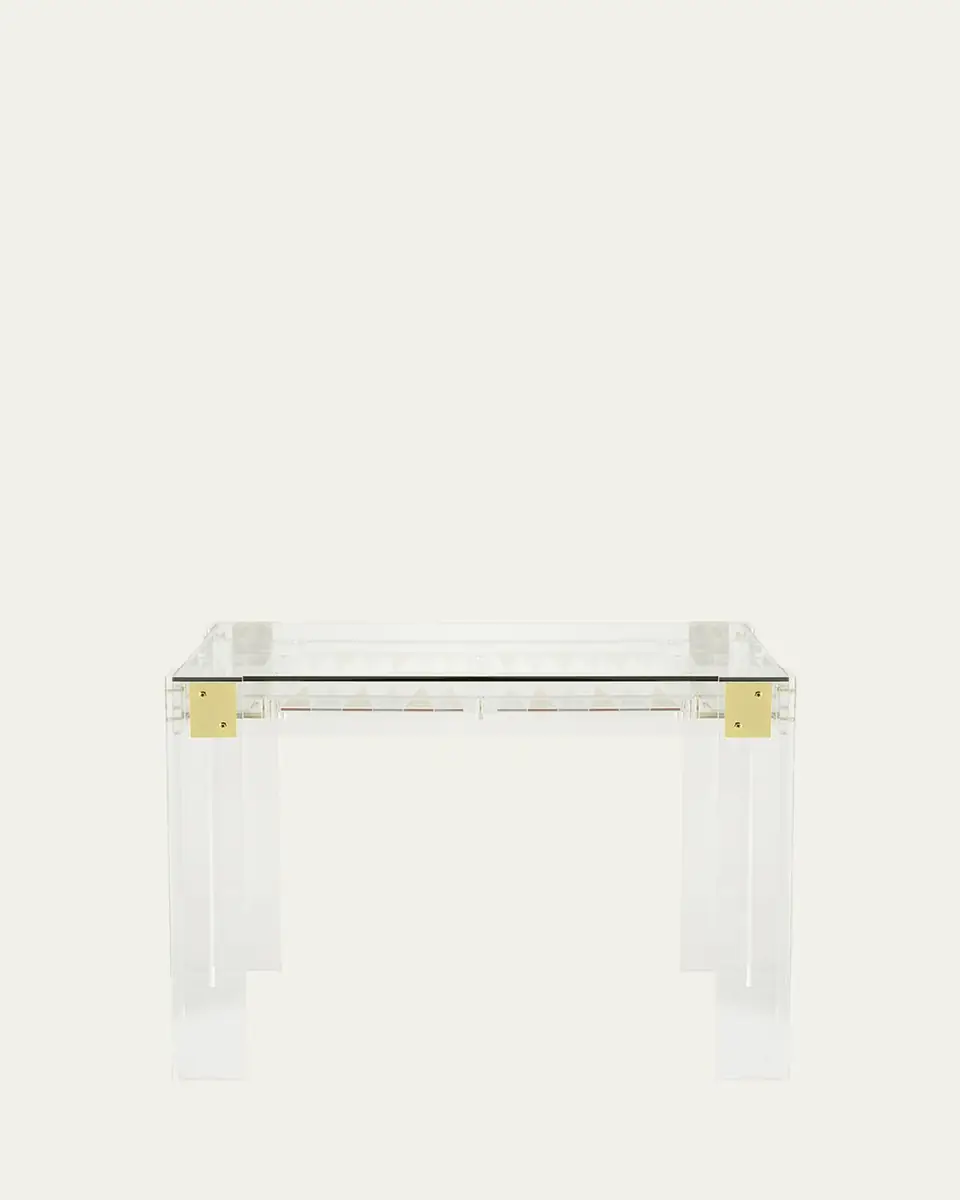 Interlude Home Miranda Acrylic Backgammon Table | Thumbnail 3 Interlude Home Miranda Acrylic Backgammon Table | Thumbnail 3