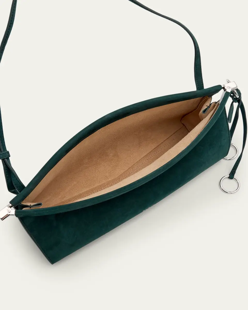 ALAÏA Le Click Medium Shoulder Bag in Suede | Thumbnail 21 ALAÏA Le Click Medium Shoulder Bag in Suede | Thumbnail 21