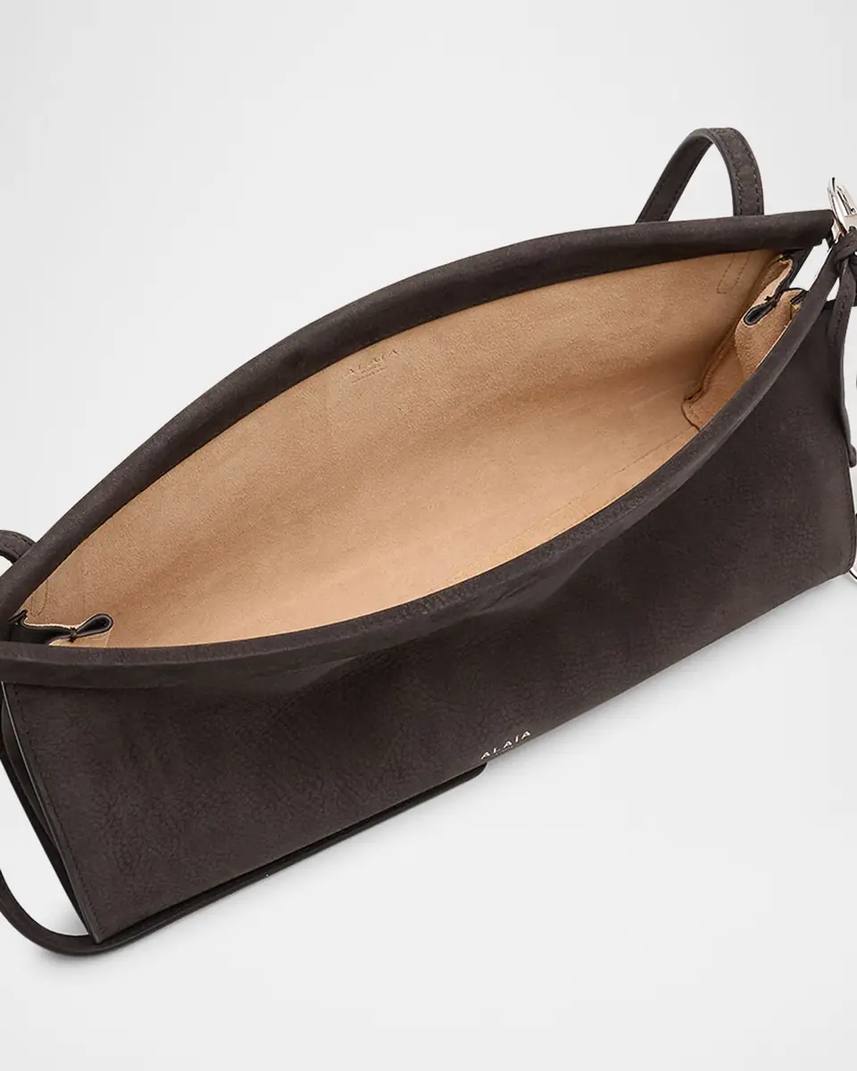 ALAÏA Le Click Medium Shoulder Bag in Suede | Thumbnail 24 ALAÏA Le Click Medium Shoulder Bag in Suede | Thumbnail 24