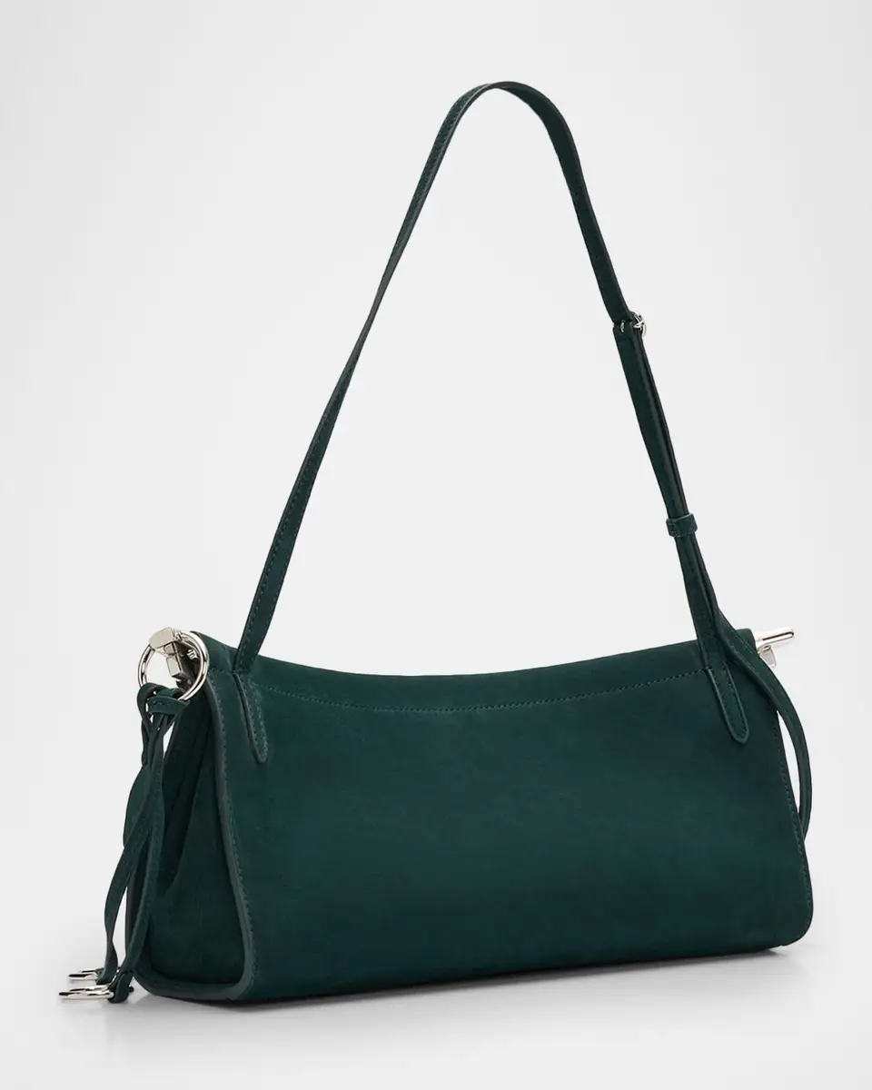 ALAÏA Le Click Medium Shoulder Bag in Suede | Thumbnail 33 ALAÏA Le Click Medium Shoulder Bag in Suede | Thumbnail 33