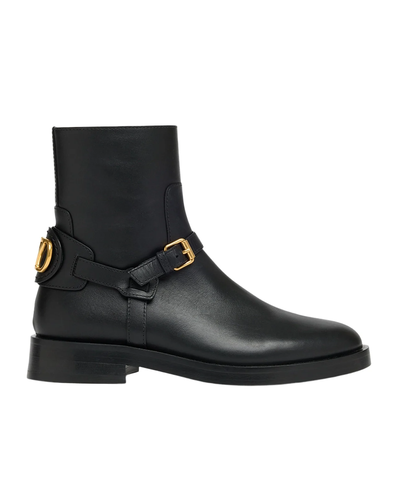 VLogo Signature Leather Booties