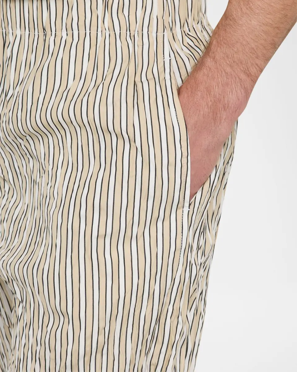 Bottega Veneta Men's Tricolor Striped Cotton Shorts | Thumbnail 5 Bottega Veneta Men's Tricolor Striped Cotton Shorts | Thumbnail 5
