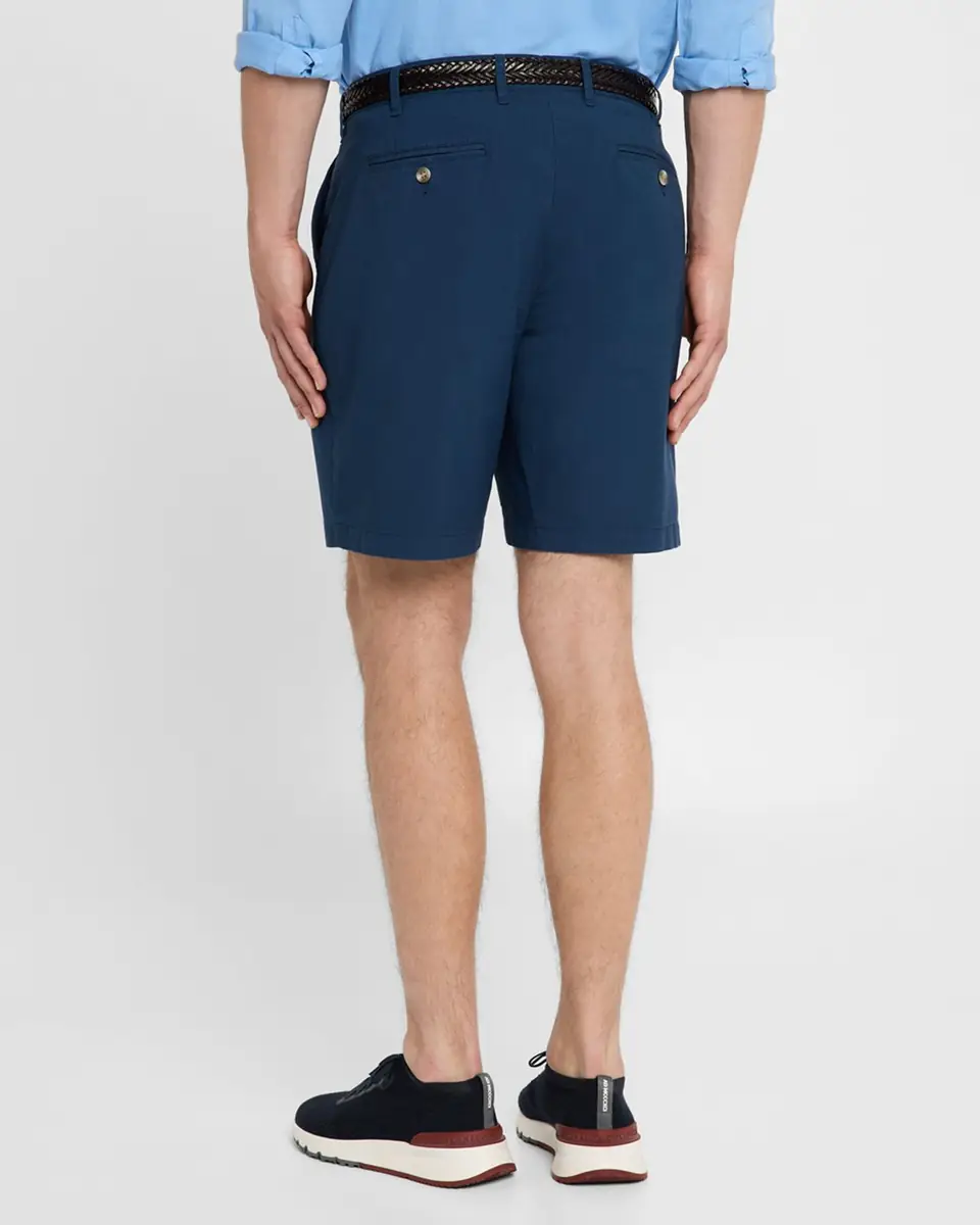Peter Millar Men's Crown Comfort Flat-Front Shorts | Thumbnail 2