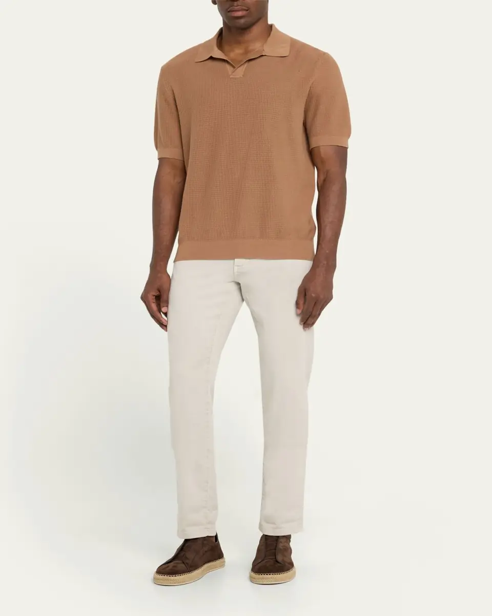 ZEGNA Men's Triple Stitch Suede Espadrille Sneakers | Thumbnail 3 ZEGNA Men's Triple Stitch Suede Espadrille Sneakers | Thumbnail 3