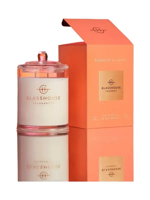 Glasshouse Fragrances Sunsets in Capri Candle, 13.4 oz.
