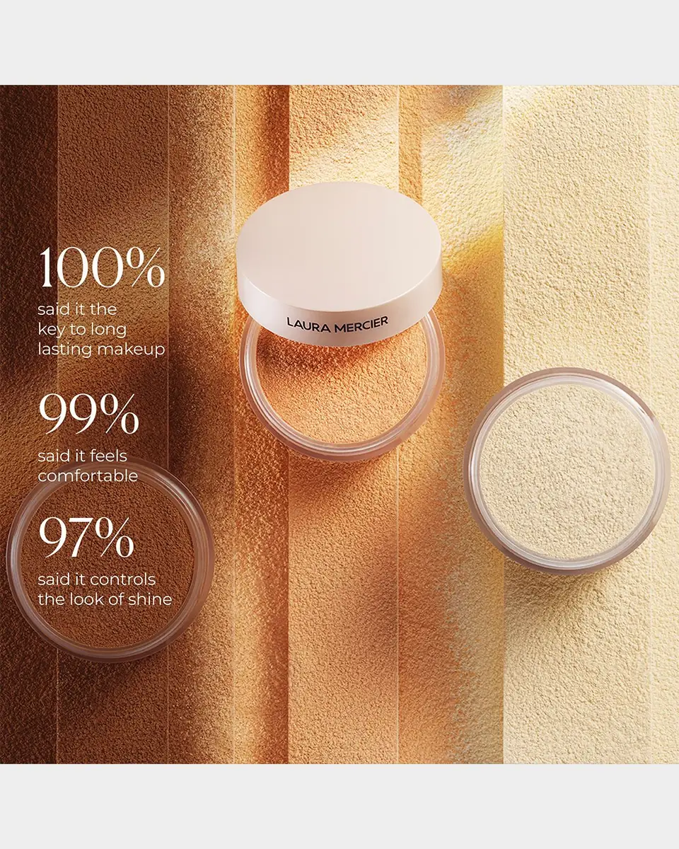 Laura Mercier Jumbo Translucent Loose Setting Powder Ultra-Blur & Velour Puff | Thumbnail 5 Laura Mercier Jumbo Translucent Loose Setting Powder Ultra-Blur & Velour Puff | Thumbnail 5