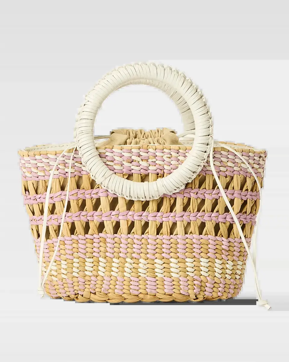 BTB Los Angeles Rio Mini Woven Tote Bag | Thumbnail 2 BTB Los Angeles Rio Mini Woven Tote Bag | Thumbnail 2