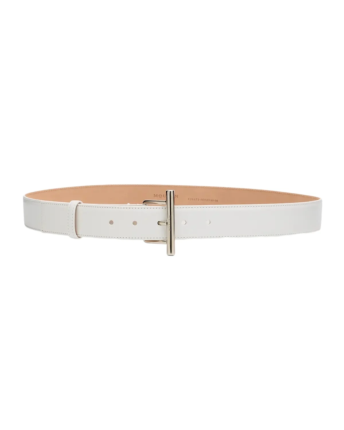 T-Bar Skinny Leather Belt