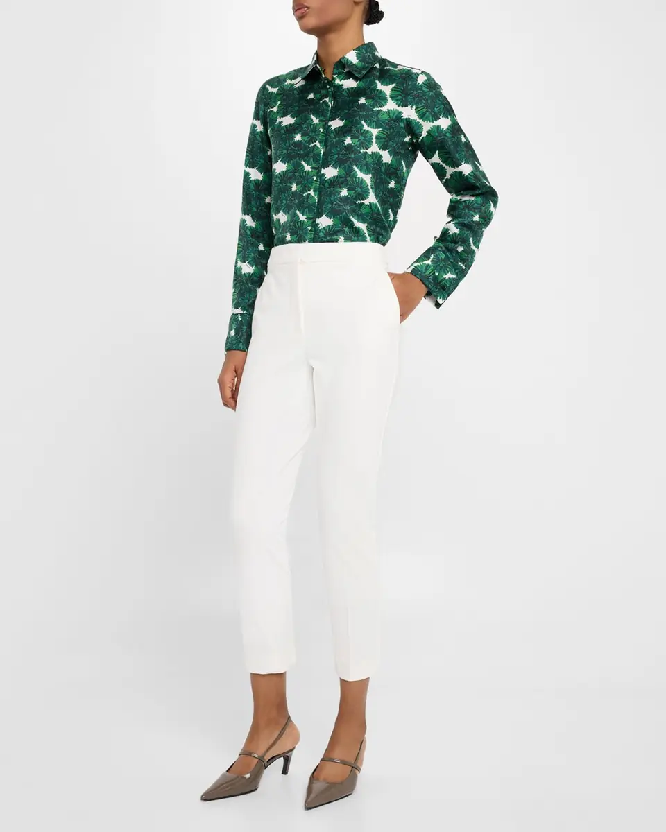 Max Mara Pegno Slim-Leg Ankle Pants | Thumbnail 2