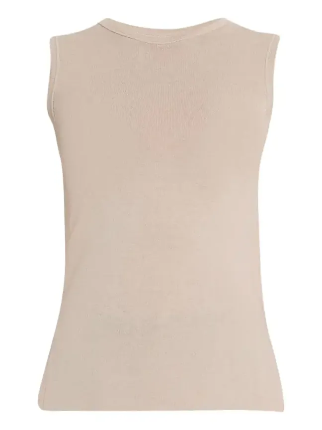 Cashmere Crewneck Tank Top Cashmere Crewneck Tank Top