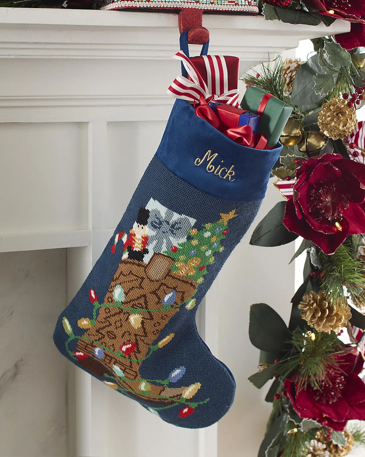 Bauble Stockings x Sainty Nelsen "The Mickey" Christmas Stocking, Personalized