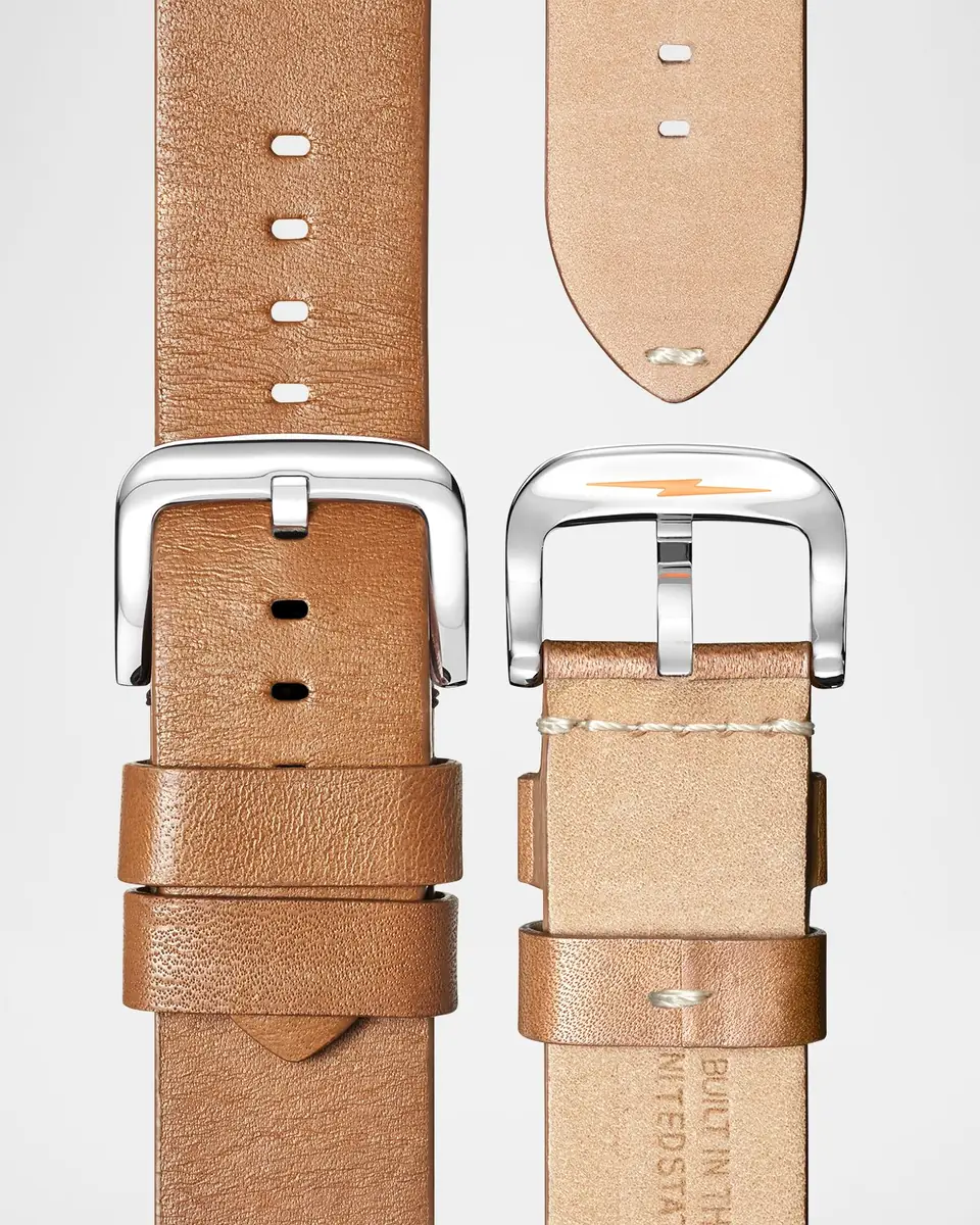 Shinola The Runwell Chronograph Leather-Strap Watch, 47mm | Thumbnail 5 Shinola The Runwell Chronograph Leather-Strap Watch, 47mm | Thumbnail 5