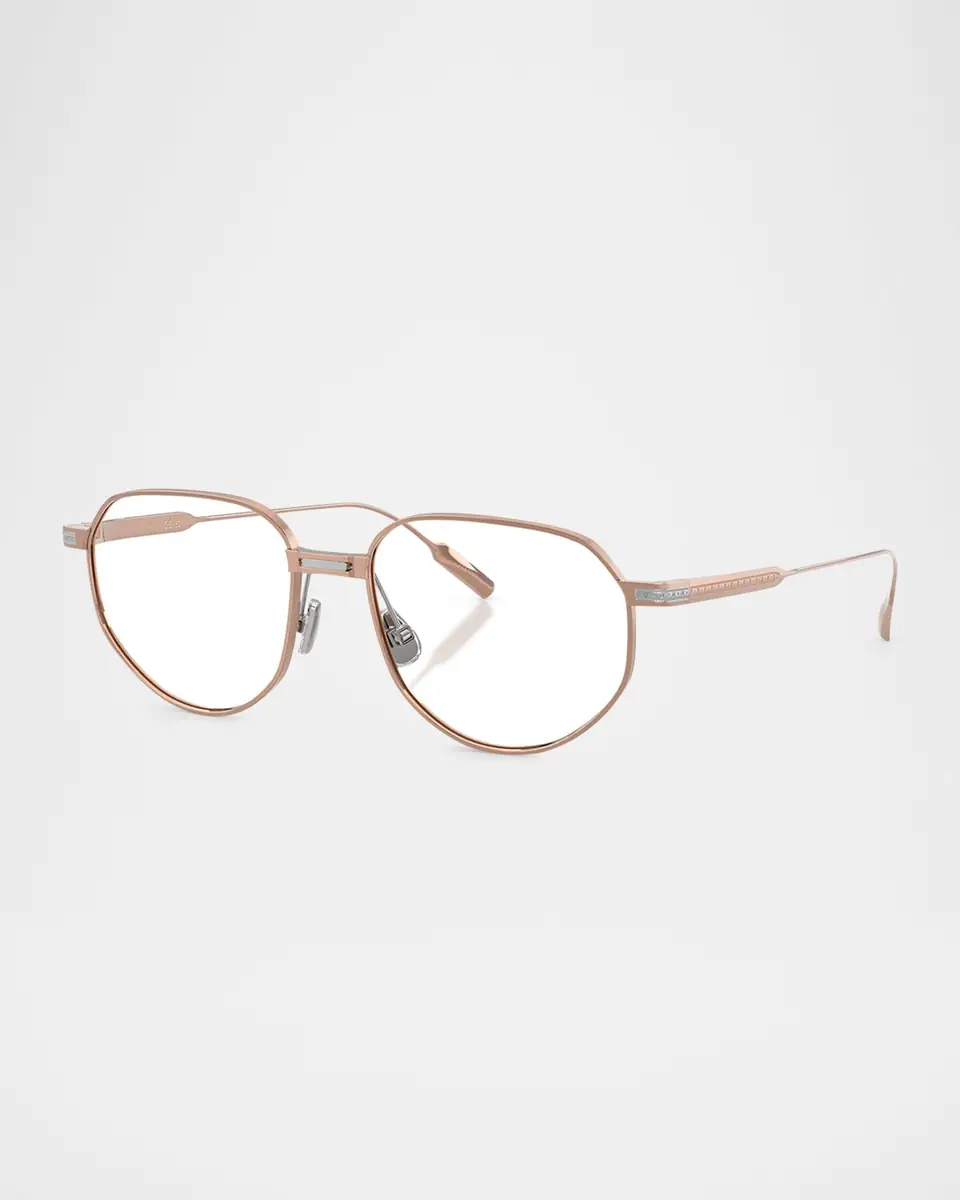 Brunello Cucinelli BC1008T Blue Light Geometric Glasses | Thumbnail 3 Brunello Cucinelli BC1008T Blue Light Geometric Glasses | Thumbnail 3