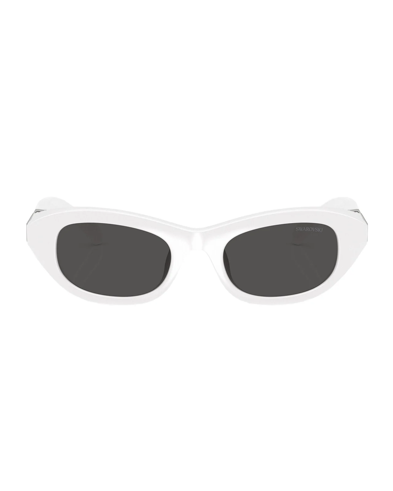 Swarovski SK6036U Crystal-Hinge Plastic Pillow Sunglasses